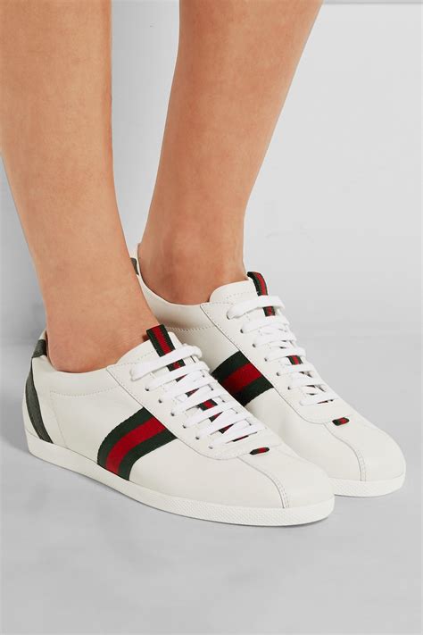 gucci leather shoes womens|white gucci shoes men.